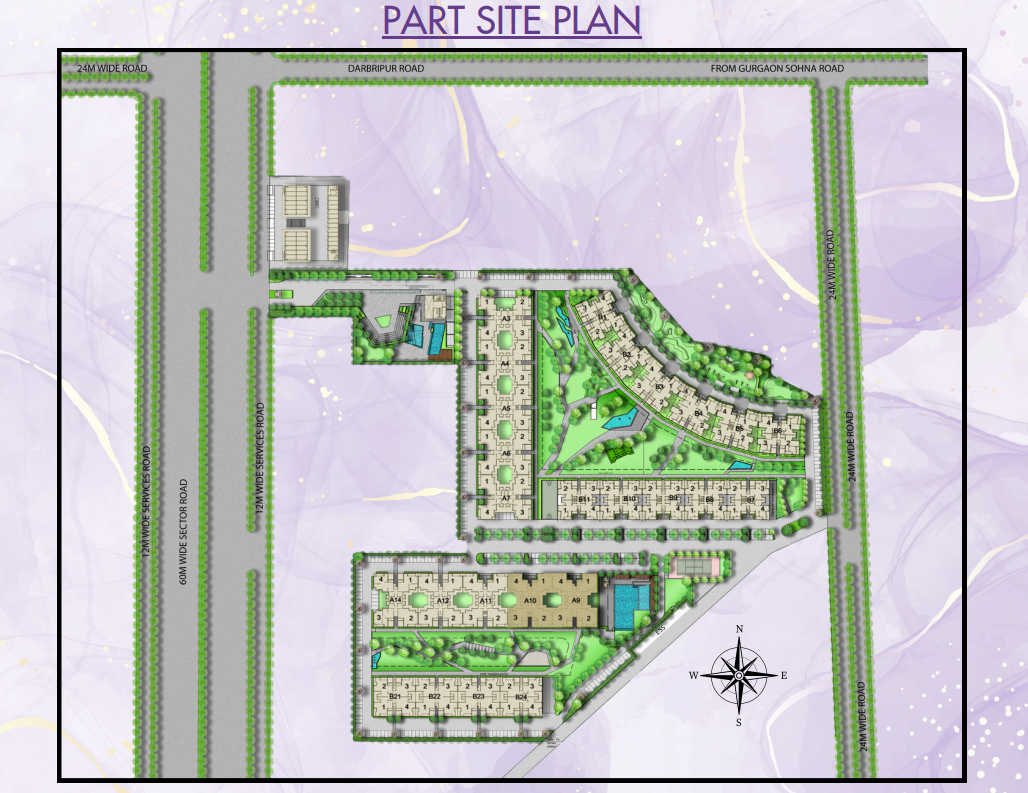 Tulip Violet Site Plan